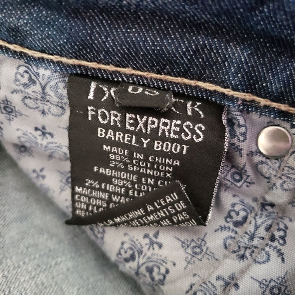 Rerock For Express Barely Boot Jeans 0 - image 5